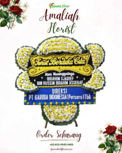Papan Bunga Duka di Cikeusal Kidul