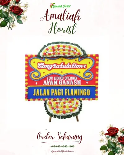 Bunga Papan Congratulation di Cikeusal Kidul